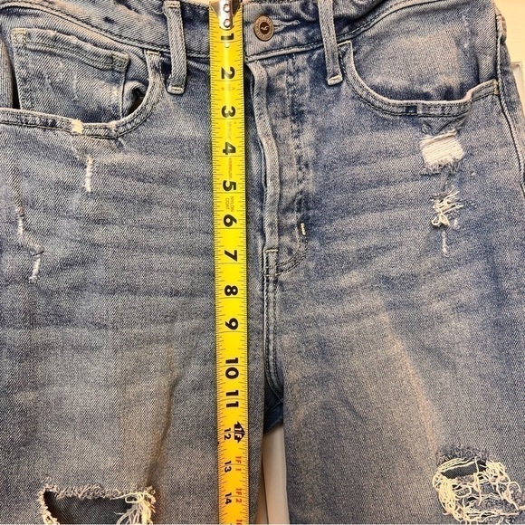 Hollister Womens Jeans Ultra High Rise Vintage Straight Distressed 7 R 28W x 27L - Picture 8 of 11
